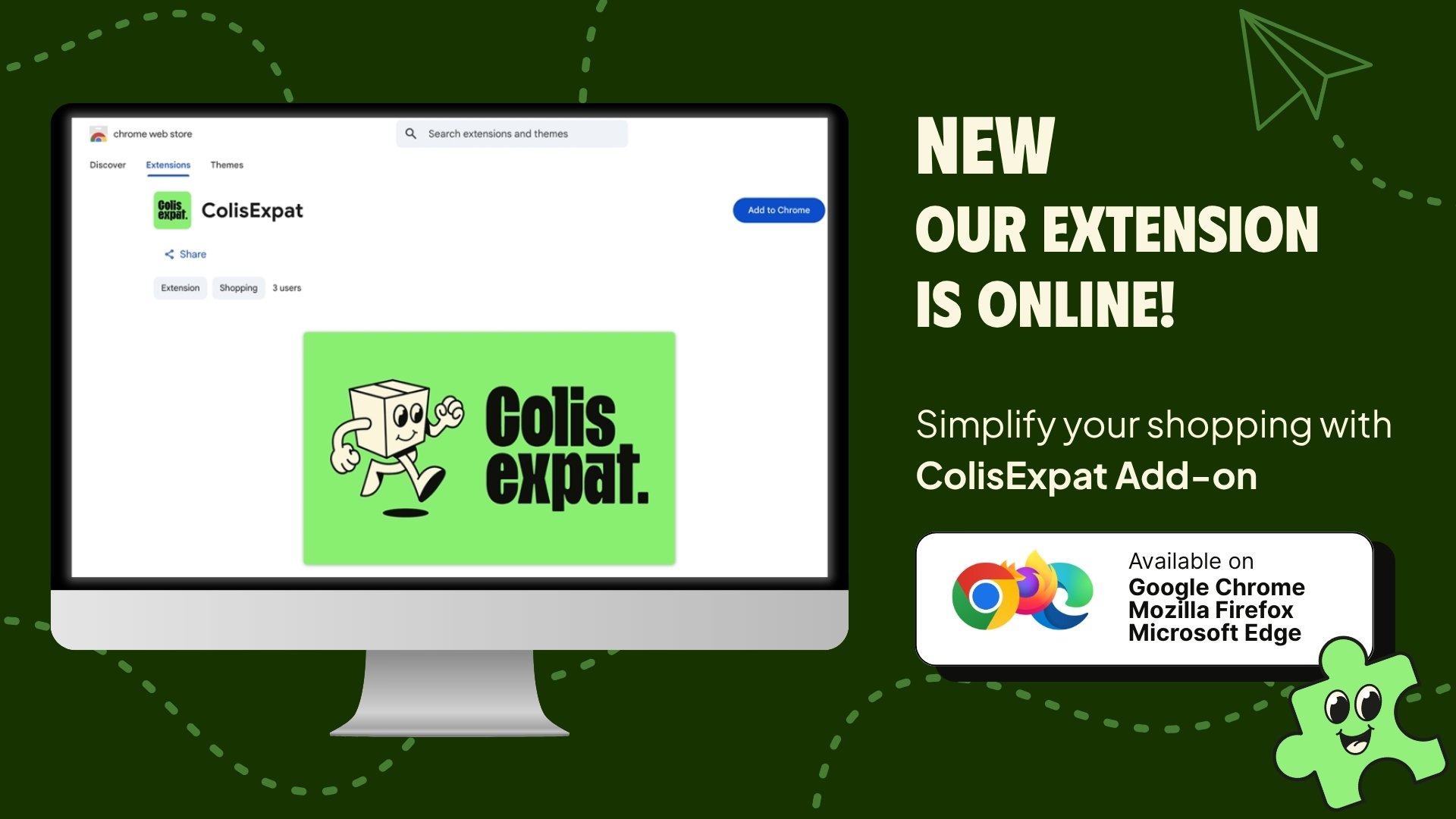 extension colisexpat for amazon for french overseas