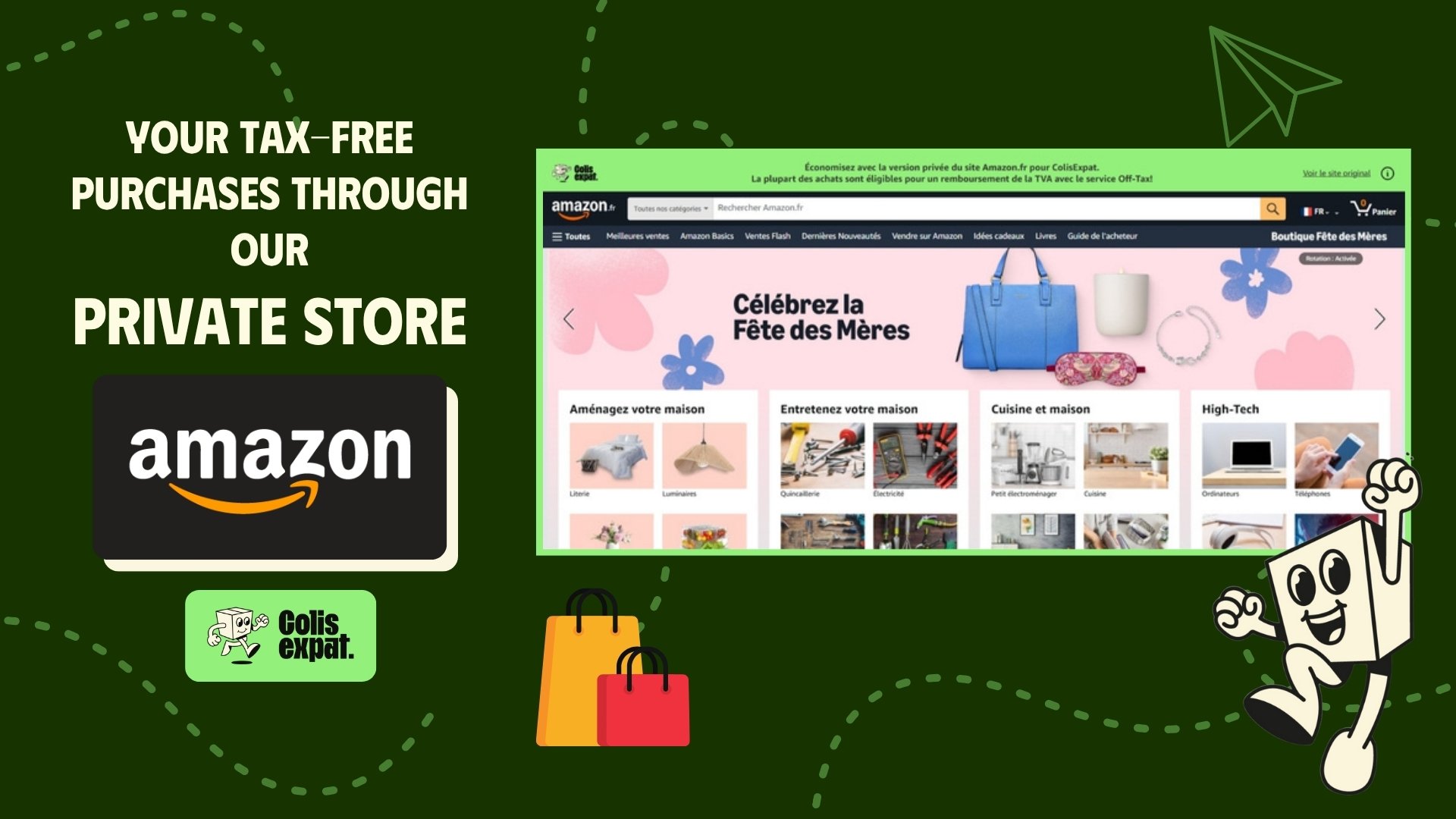colisexpat amazon store off tax free