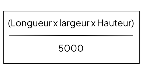 calcul poids volumetrique